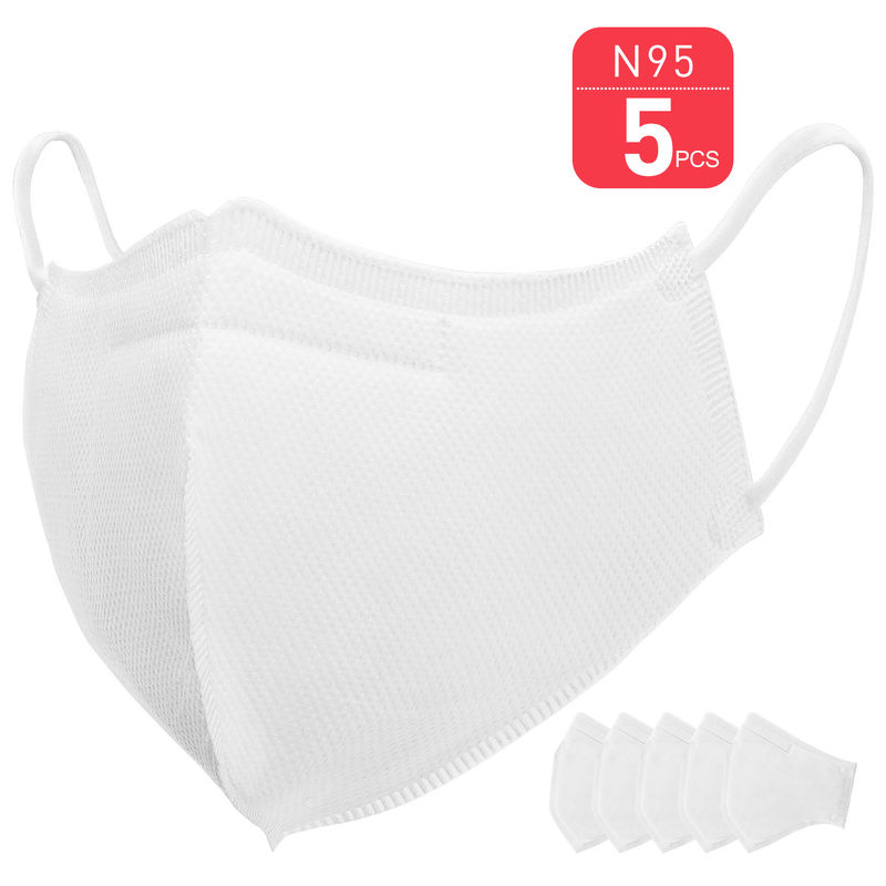 White Color Medical Surgical N95 Mask 99.07% Adult Butterfly Boneless Disposable Surgical Mask